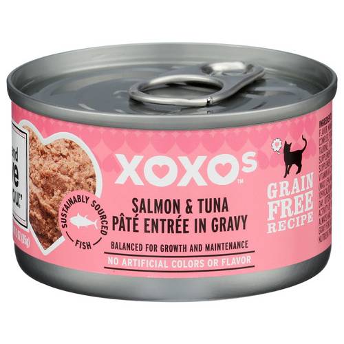 I And Love And You Salmon & Tuna In Gravy XOXOs Pate Cat Food