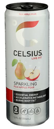 Celsius Fuji Apple Pear Sparkling Energy Drink