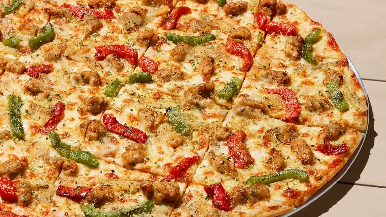 Spicy Chicken Sausage Pizza