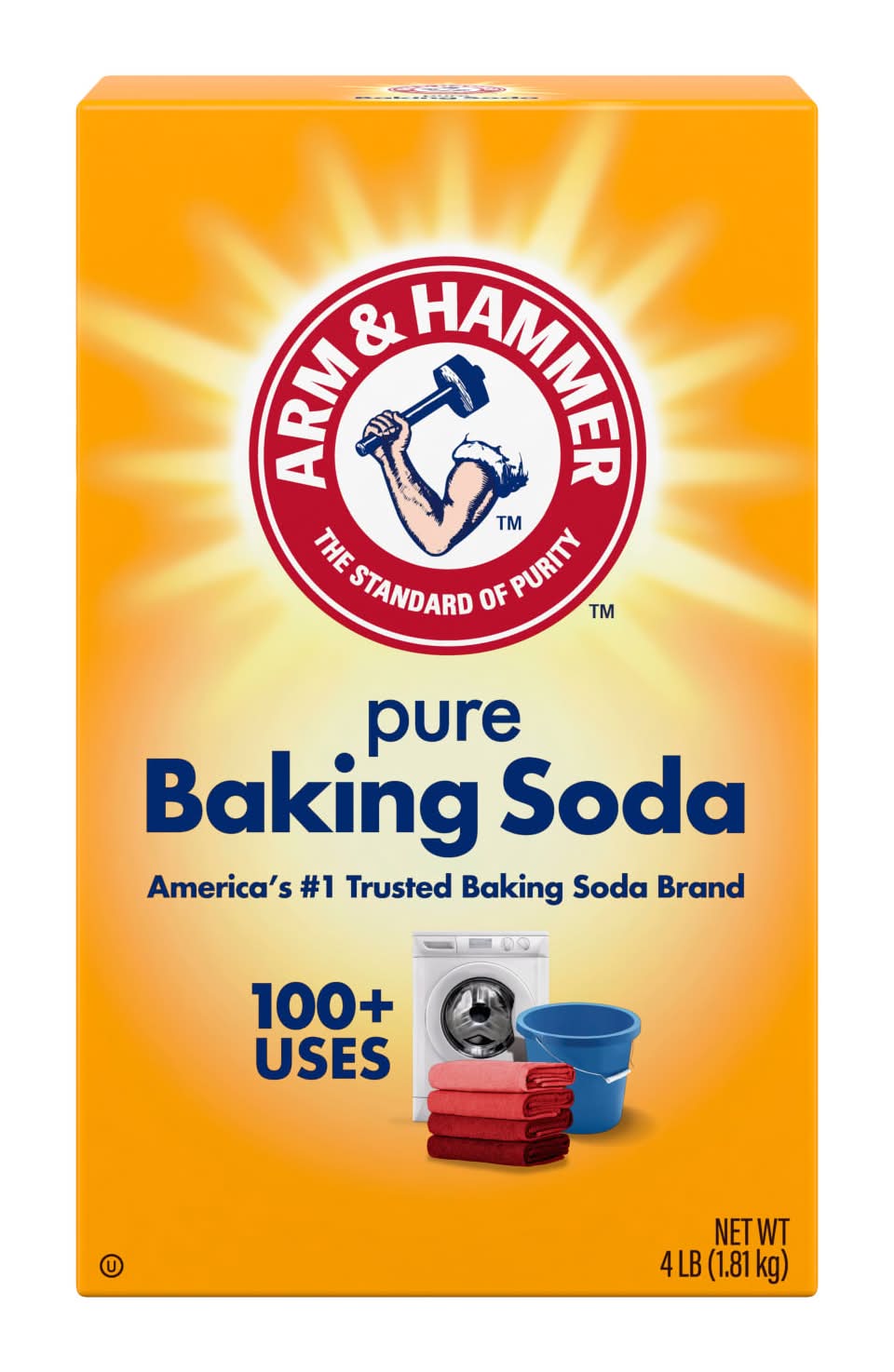Arm & Hammer Pure Baking Soda (4 lbs)