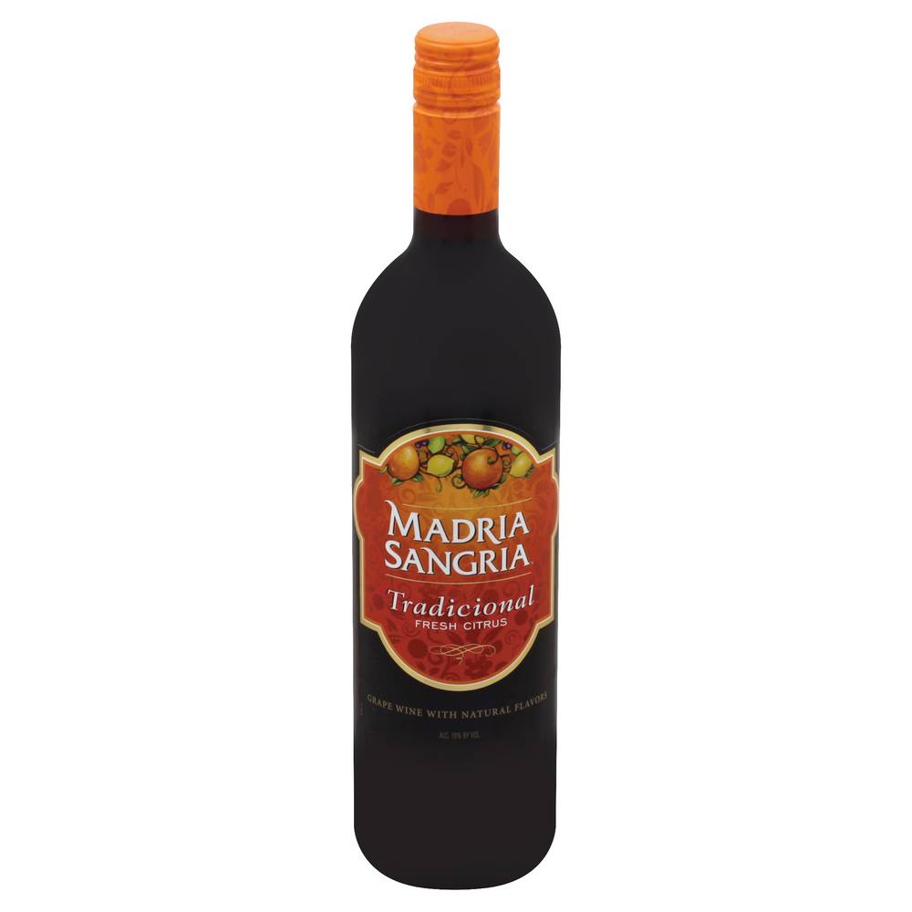 Madria Sangria Traditional Fresh Citrus Sangria Wine (750 ml)