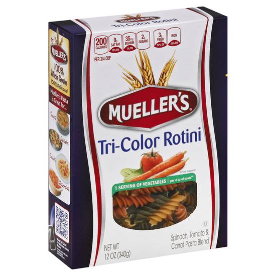 Mueller's Tri-Color Rotini Pasta