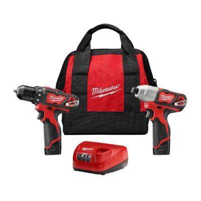 Milwaukee M12 12-volt Lithium-Ion Cordless Drill & Impact Driver Combo Kit