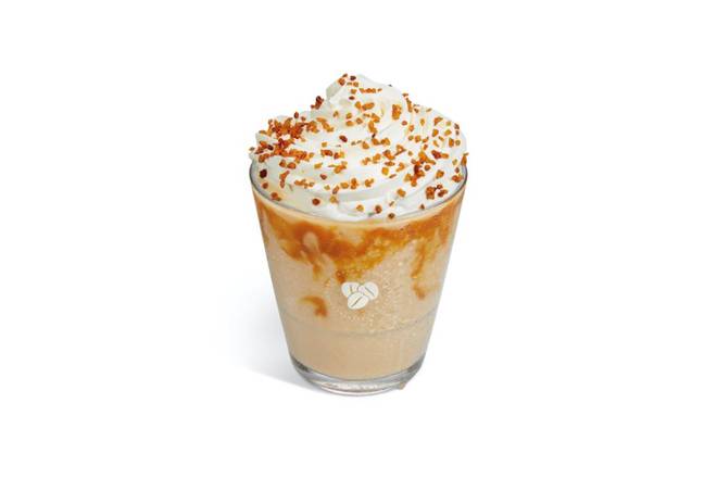 Salted Caramel Frappé with Coffee