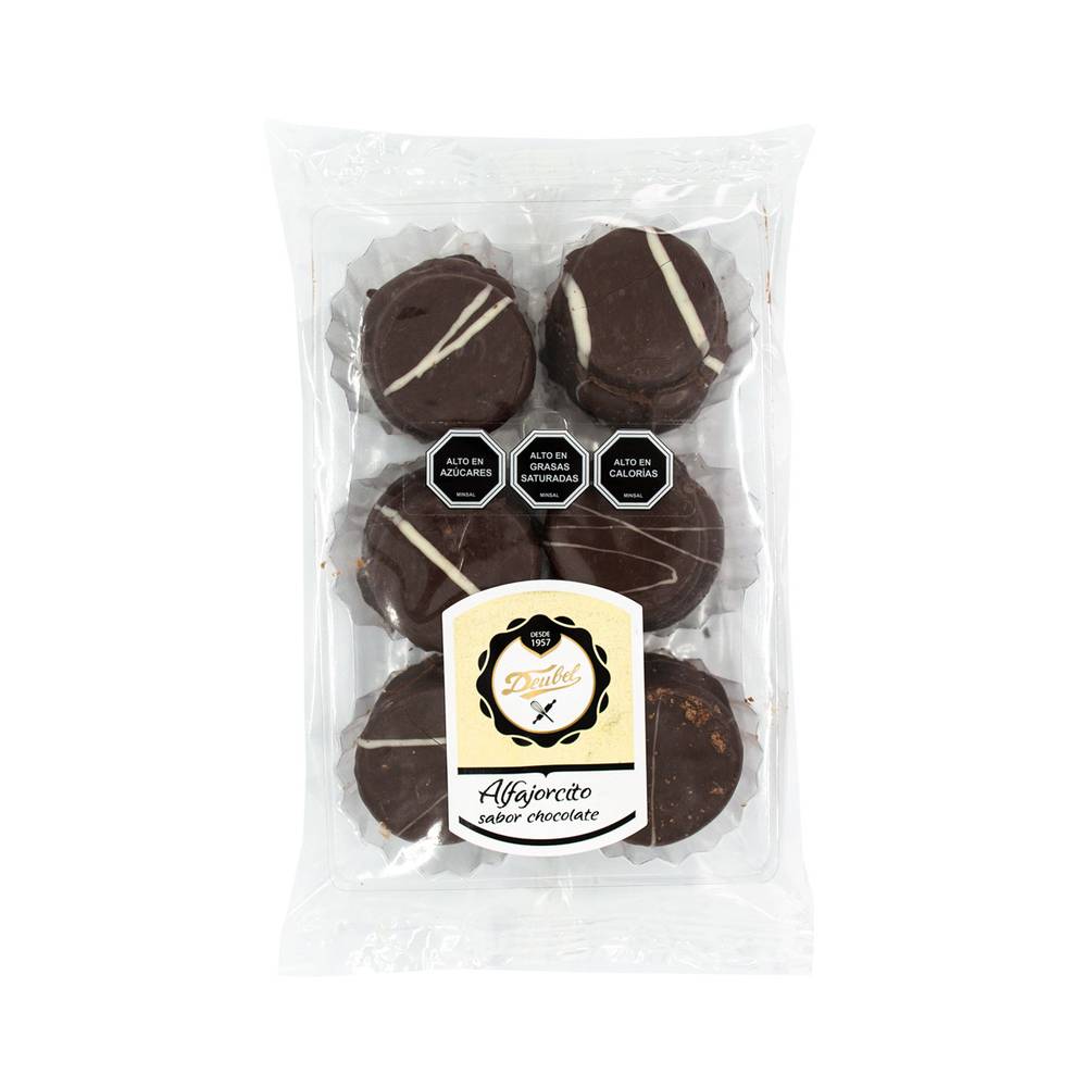 Deubel alfajorcito chocolate (bolsa 12 u)