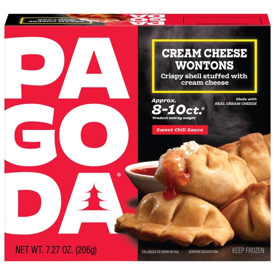 Pagoda Cream Cheese Wontons