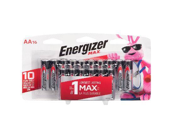 ENERGIZER MAX BATTERY AA 16 PK