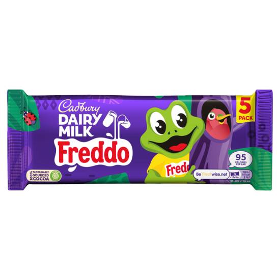 Cadbury Dairy Milk Freddo Chocolate Bar (5 pack)