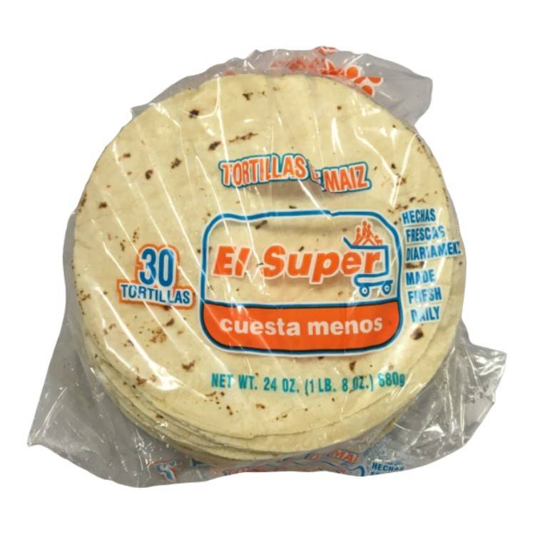 El Super Tortillas De Maiz Corn Tortillas (24 oz)