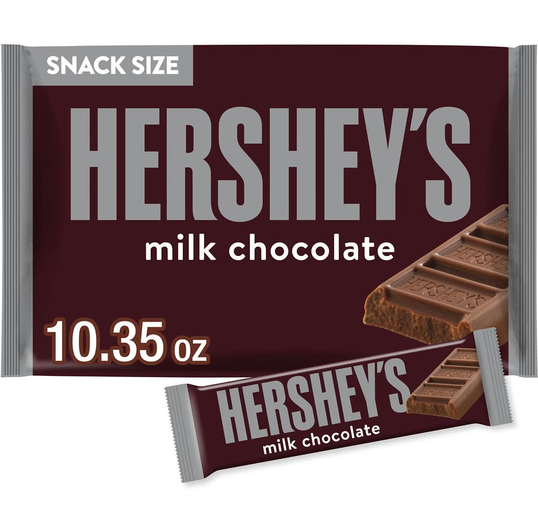 Hershey's Snack Size Milk Chocolate Candy Bar (10.35 oz)