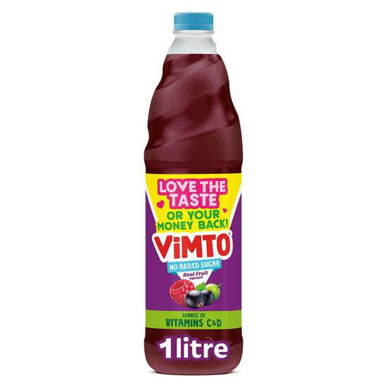 Vimto No Added Sugar Real Fruit Squash 1 Litre