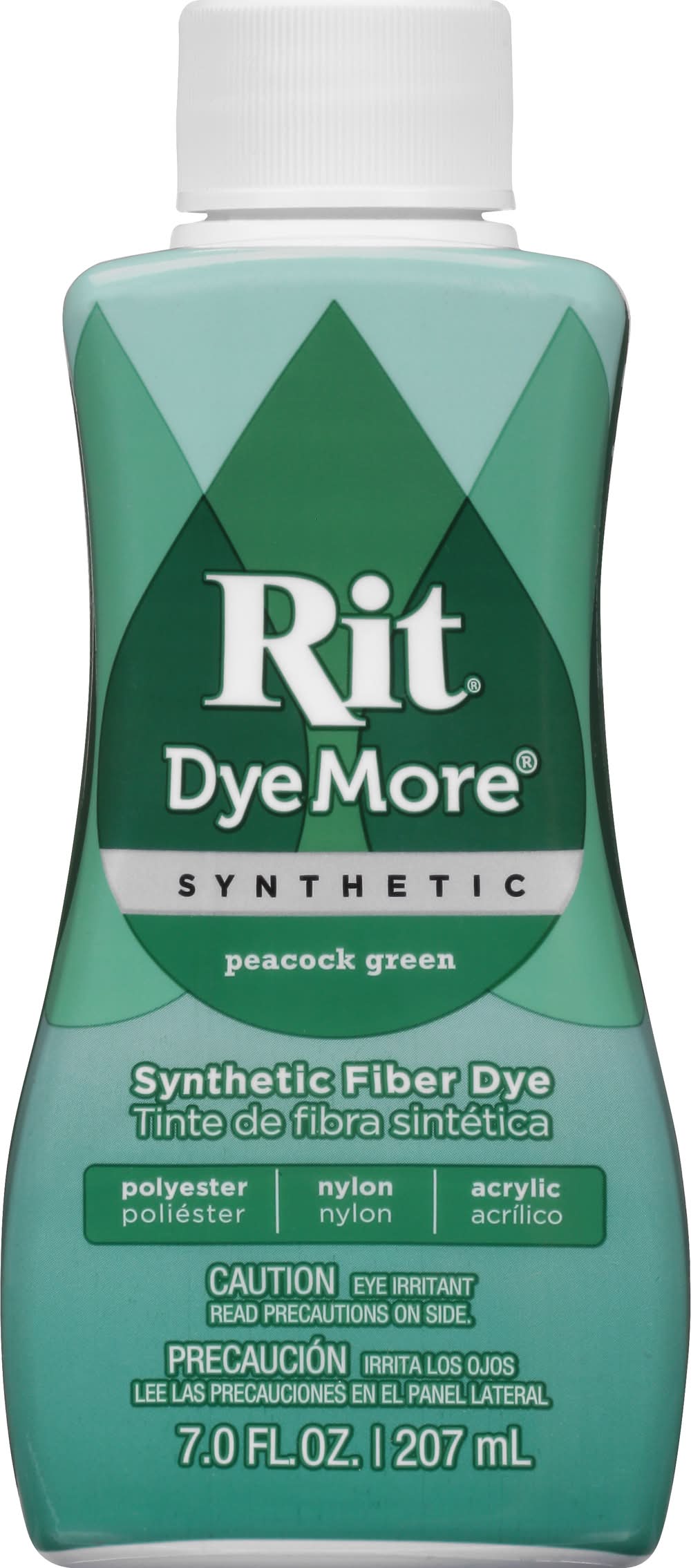Rit Dyemore Synthetic Fiber Dye, Peacock Green (7 fl oz)