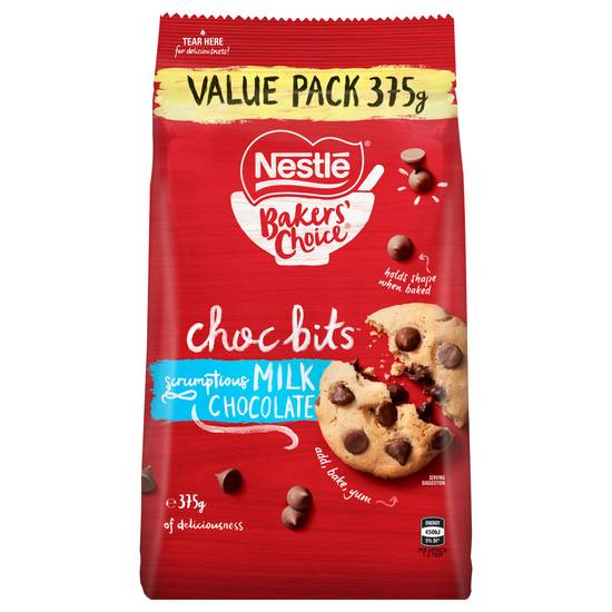 Nestle Bakers' Choice Baking Milk Chocolate Bits Value pack 375g