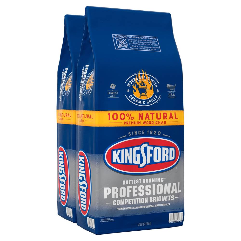 Kingsford Competition All Natural Briquets, 18 lbs, 2-count