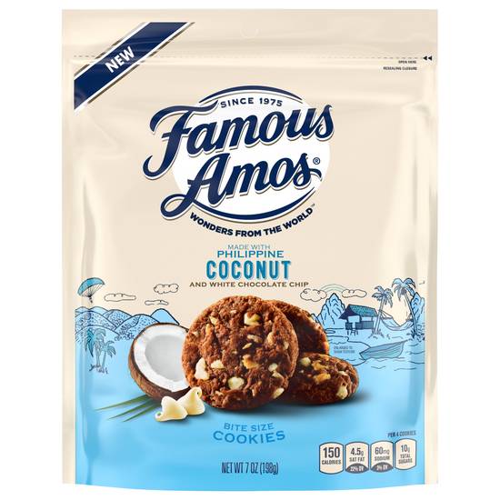 Famous Amos Coconut and White Chocolate Chip Cookies