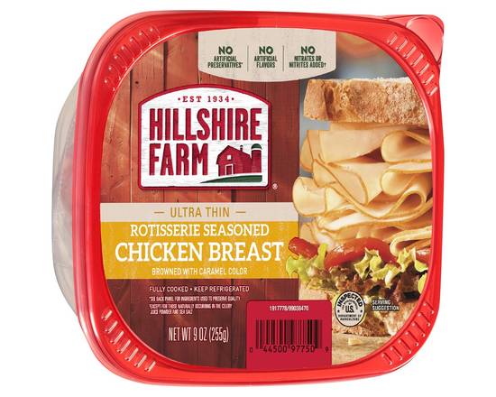 Hillshire Farm · Ultra Thin Rotisserie Seasoned Chicken Breast (9 oz)
