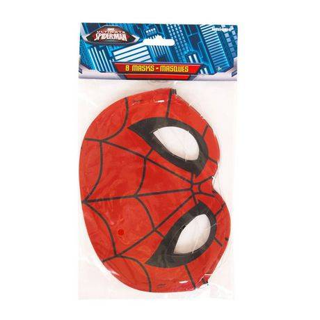 Masques Spider-Man Masques en papier 8 carats, anniversaire Spider-Man -   France