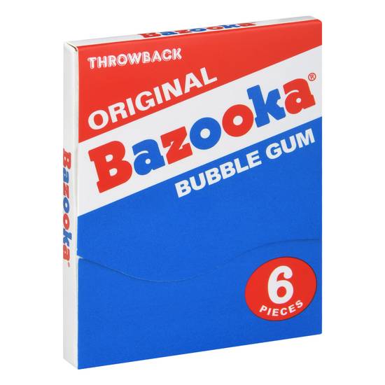 Bazooka Original Bubble Gum (6 ct)