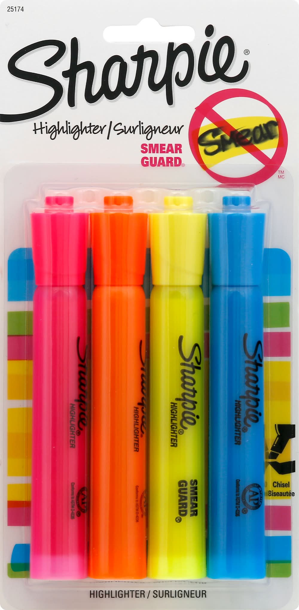 Sharpie Highlighter, Assorted (3.2 oz, 4 ct)