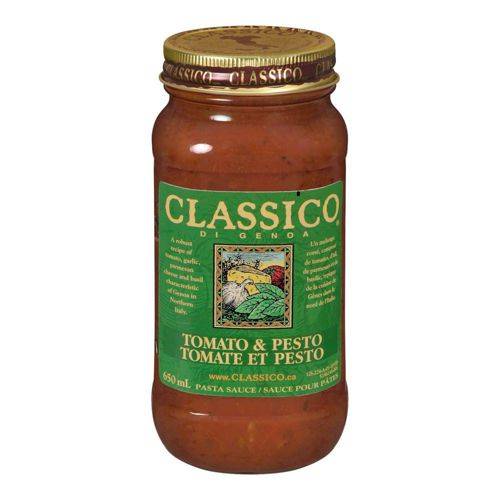 Classico · Tomato & pesto sauce - Sauce tomate et pesto