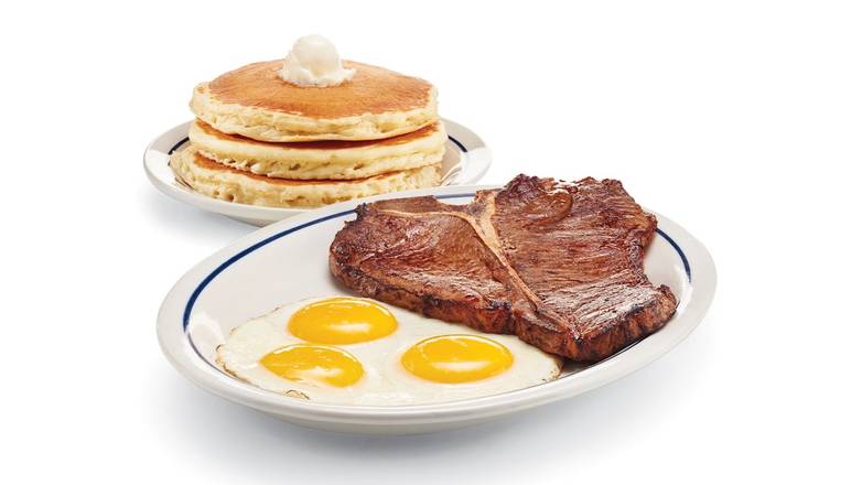 T-Bone Steak & Eggs