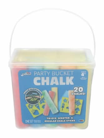 Chalkfiti Party Bucket Chalk Set