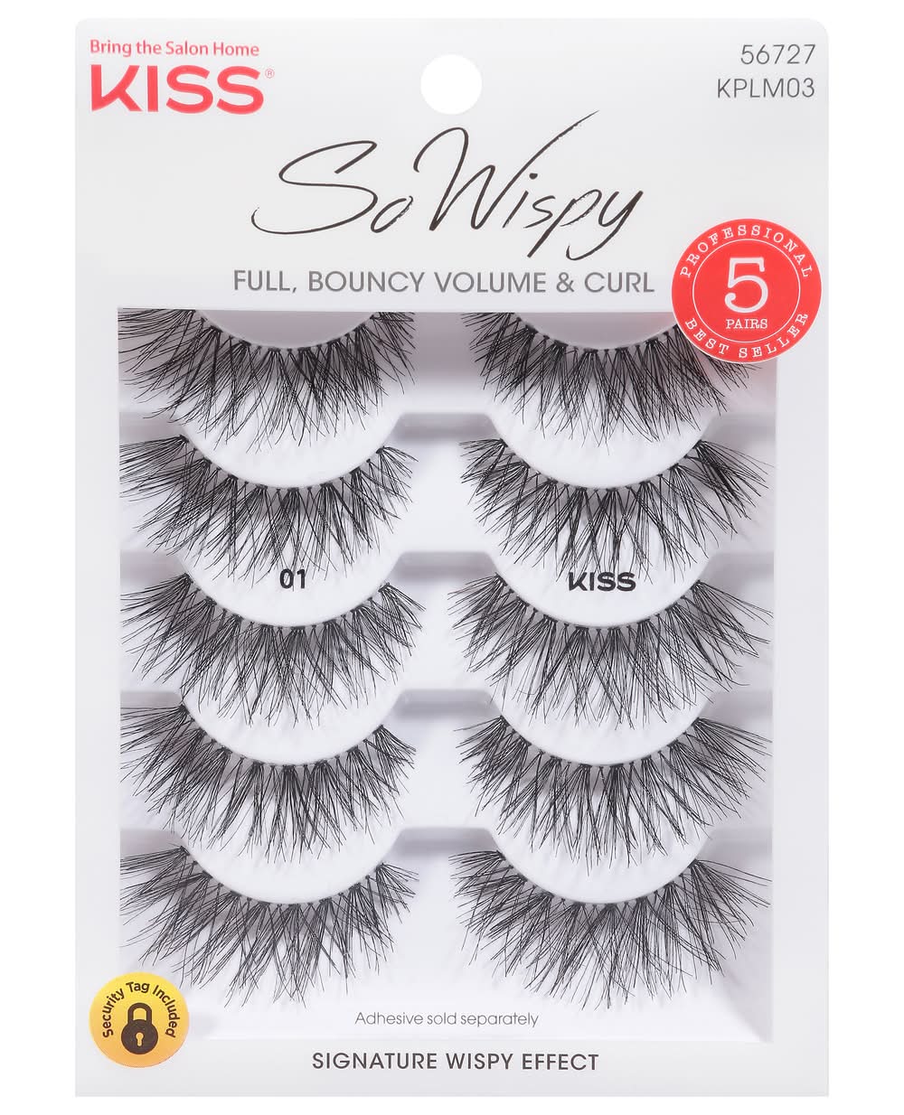 KISS So Wispy 01 Lashes (4.8 oz)