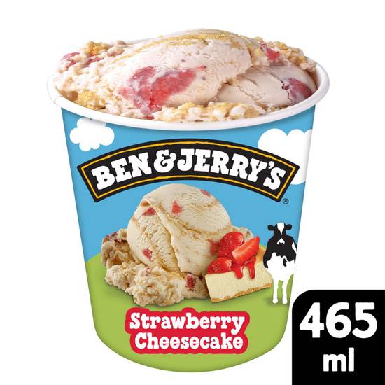 Ben & Jerry's  Ice Cream Strawberry Cheesecake 465 ML