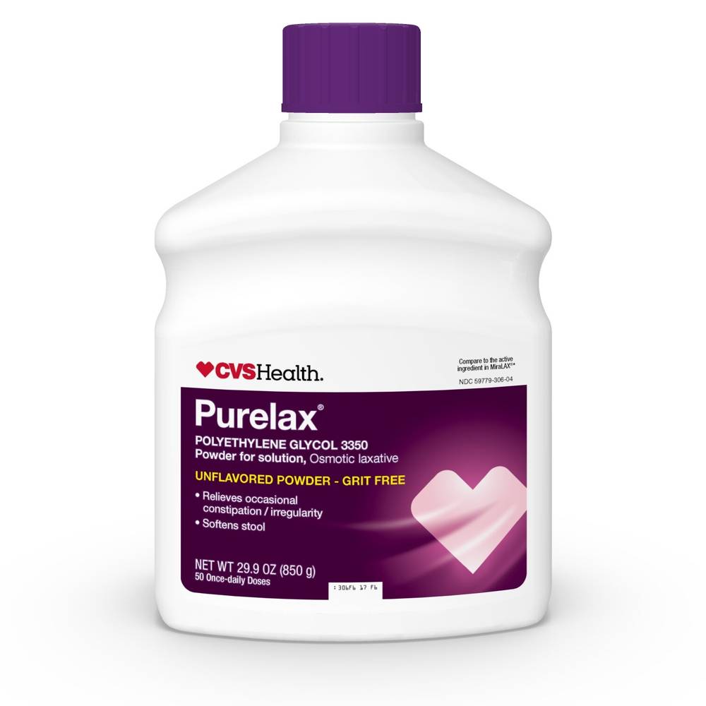 CVS Health Purelax Constipation Relief Power, Unflavored, 29.9 OZ