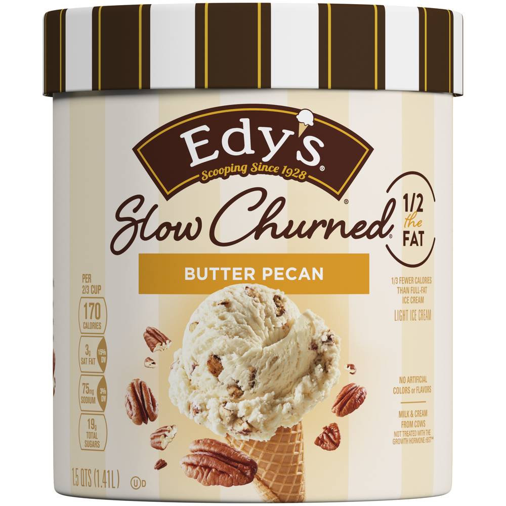 Dreyer's Slow Churned Butter Pecan Light Ice Cream (1.5 qt)