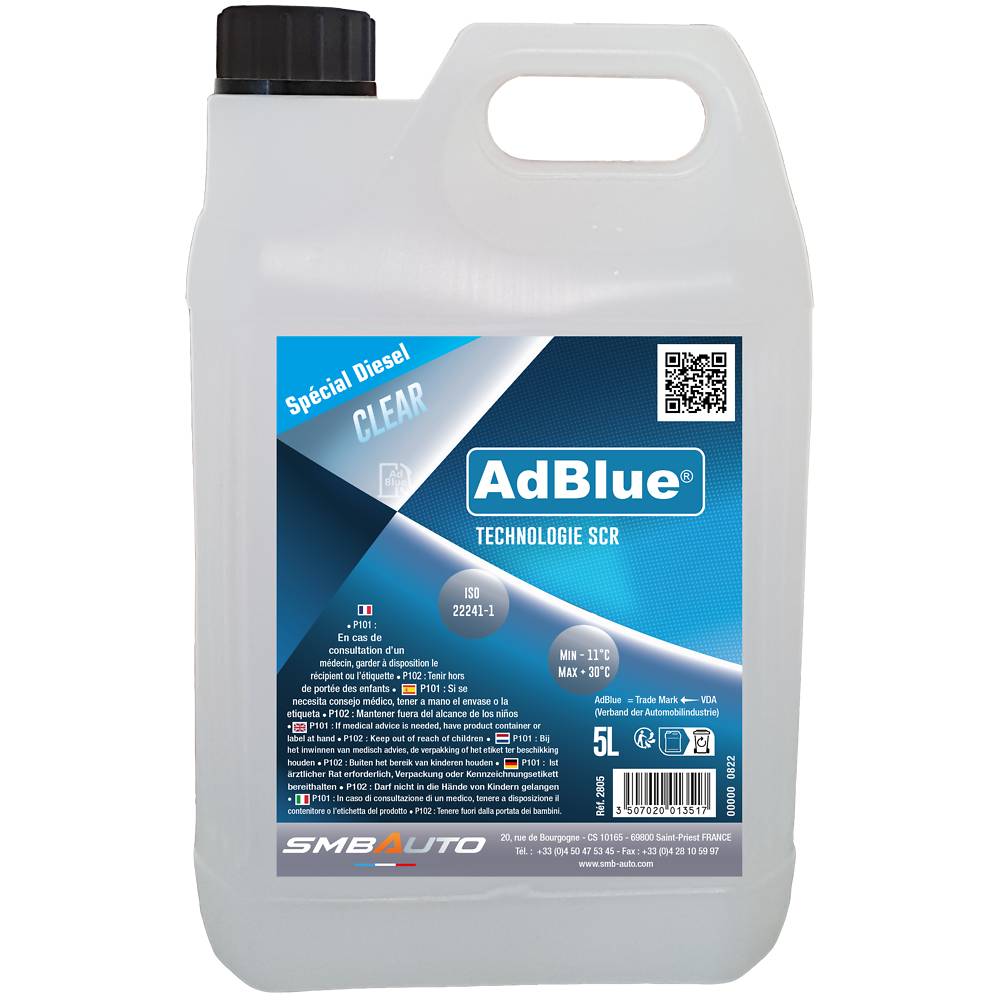 Smb - Adblue solution pour moteurs diesel