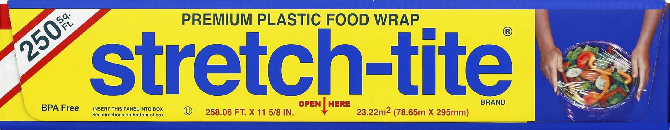 Stretch-Tite Plastic Food Wrap (1 roll)