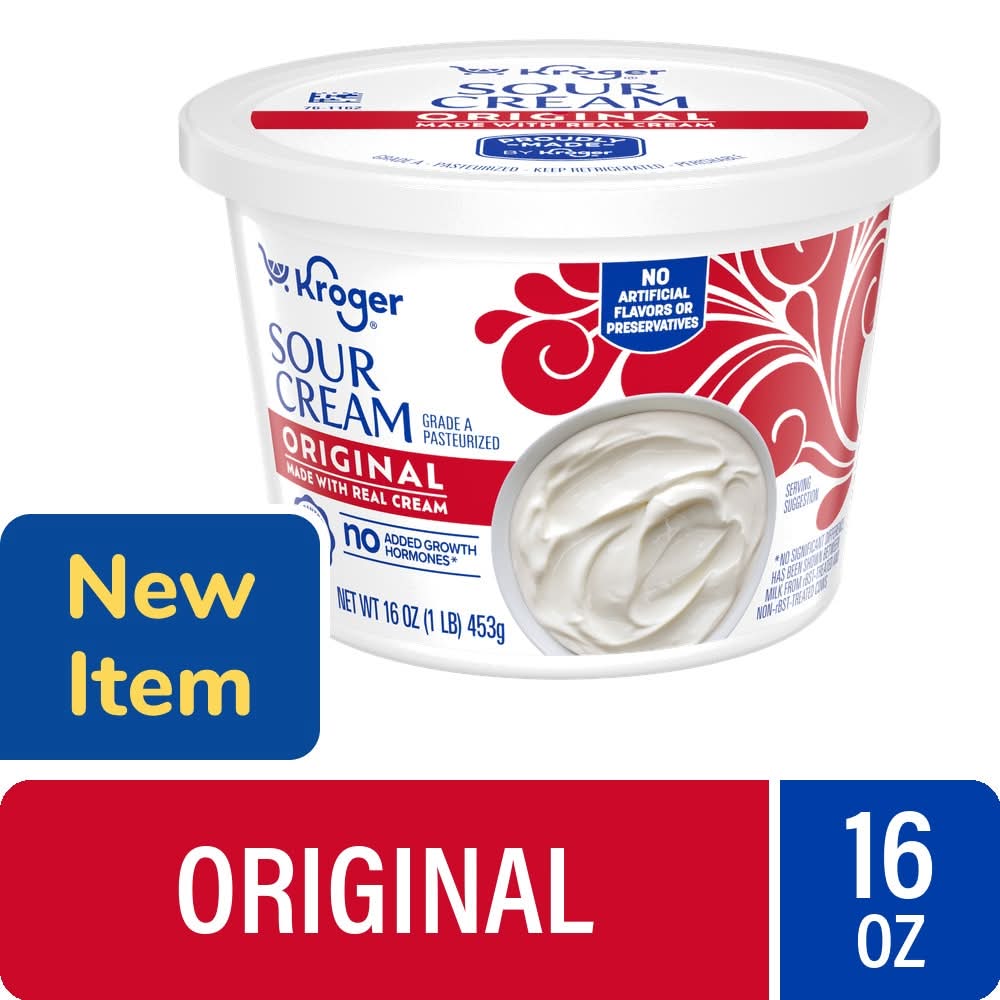 Kroger Sour Cream, Original (16 oz)