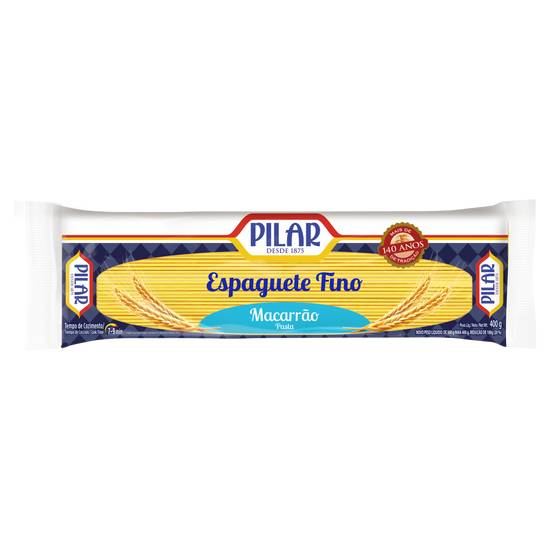 Pilar macarrão fino espaguete (400g)