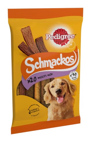 Pedigree Schmackos Sticks Multi Mix Adult Dog Treats (20 pack)