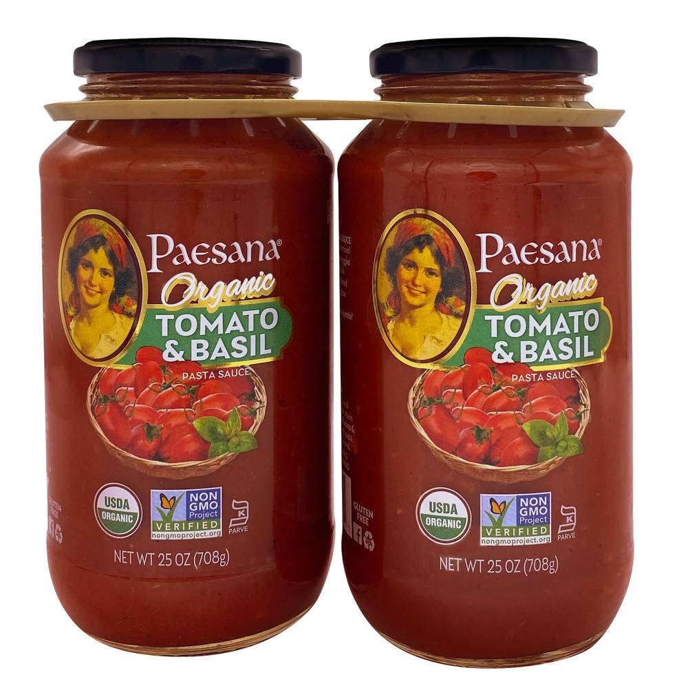 Paesana Organic Tomato Basil Pasta Sauce