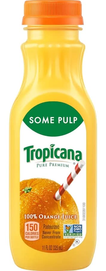 Tropicana Pure Premium Original 100% Orange Some Pulp