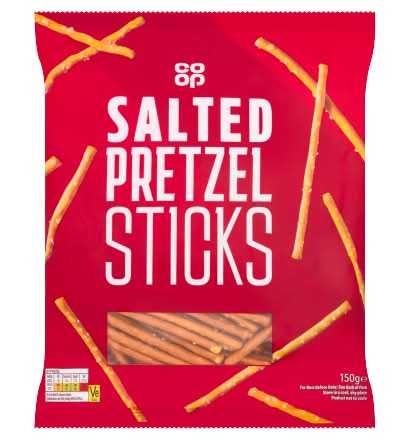 Co-op Salted Pretzel Sticks (150g)