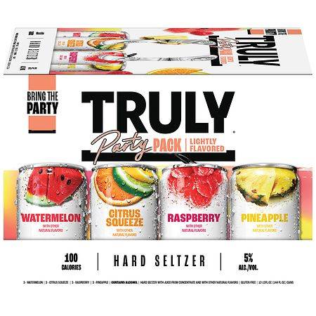 Truly Hard Seltzer Party pack Variety (12 pack, 12 oz) (assorted )