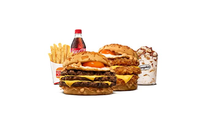 Menú Completo Stacker Huevo Triple Grande