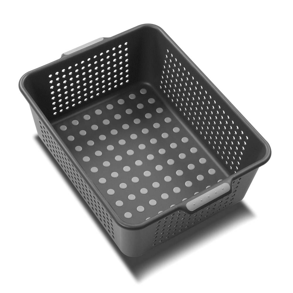 Style Selections (6.13-in W x 5.1-in H x 15.05-in D) Granite Polypropylene Basket | 30602