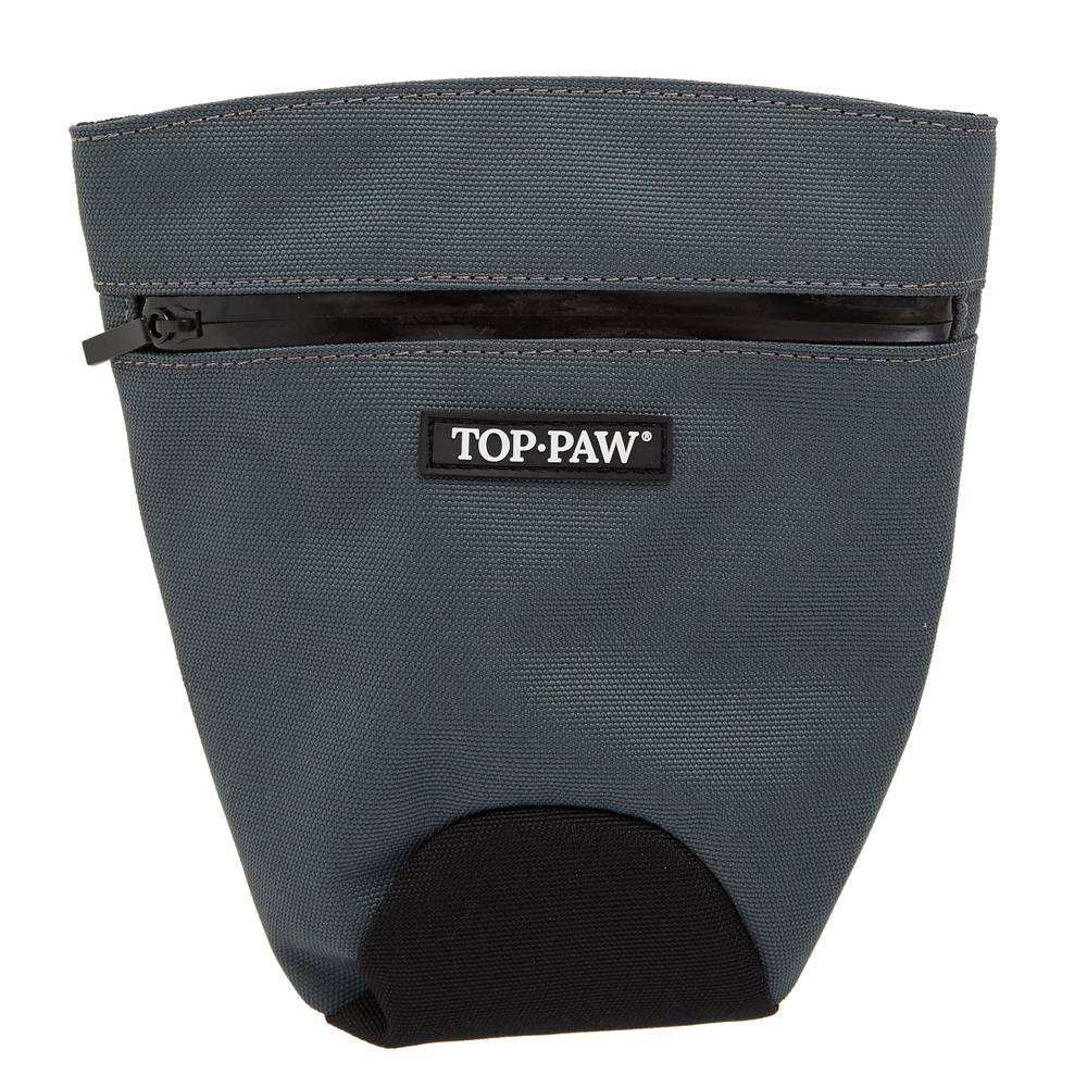 Top Paw® Black & Grey Treat Pouch (Color: Black)