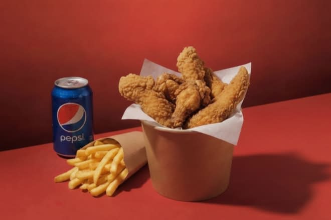 Bucket Mix Solo (2 Tenders + 4 Wings + 🍟+🥤)