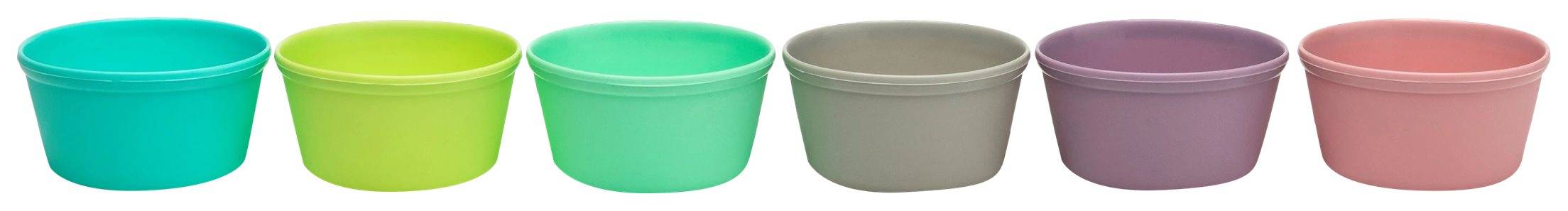 Melii Rainbow Silicon Food Cups, Assorted (6 ct)