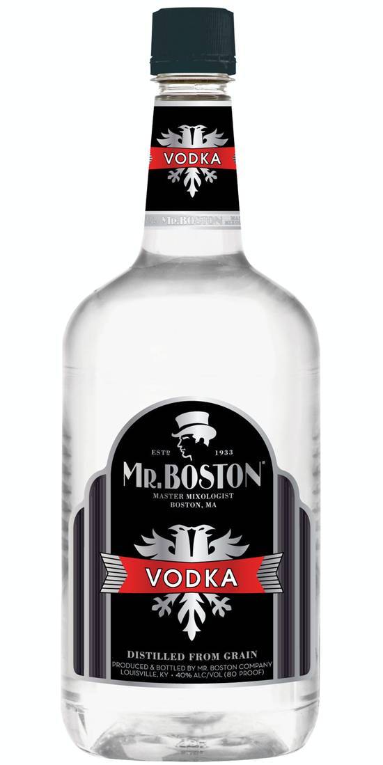 Mr. Boston Distilled From Grain Vodka (1.75 L)