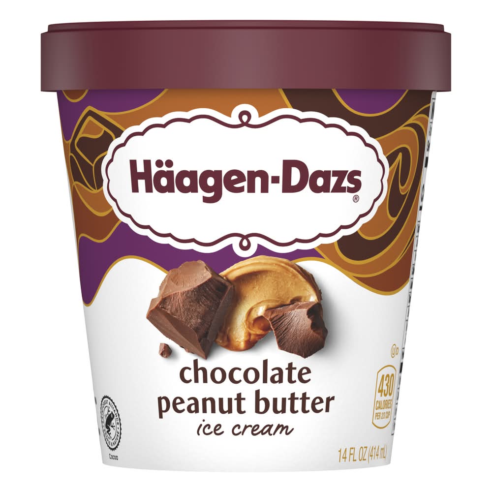 Häagen-Dazs Ice Cream, Chocolate Peanut Butter (14 fl oz)