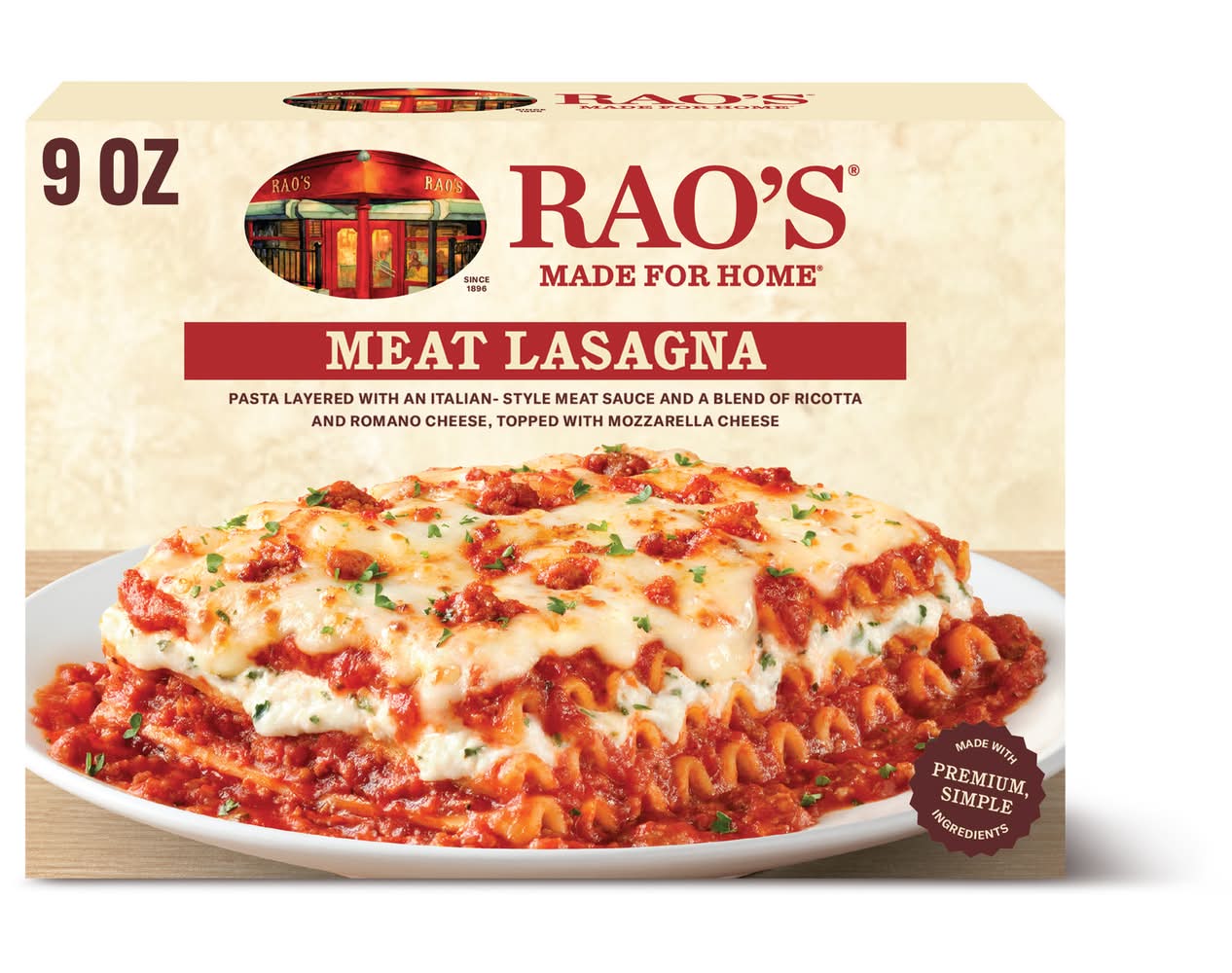 Rao's Homemade Made For Home Meat Lasagna (9 oz)