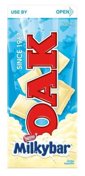 Oak Milky Bar Flavoured Milk 600ml