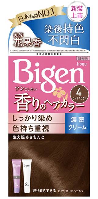 美源花果香染髮霜4亮棕色 #43014530