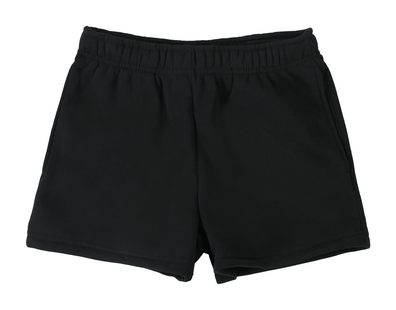 Cozy Fleece Sweat Short Large Black